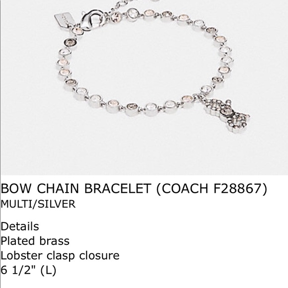 Coach Bow Bracelet - Picture 4 of 4
